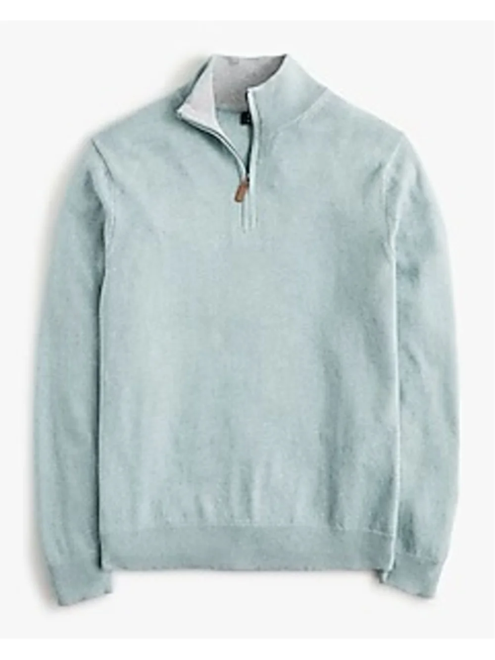 NWT J.Crew Cotton quarter-zip sweater in large